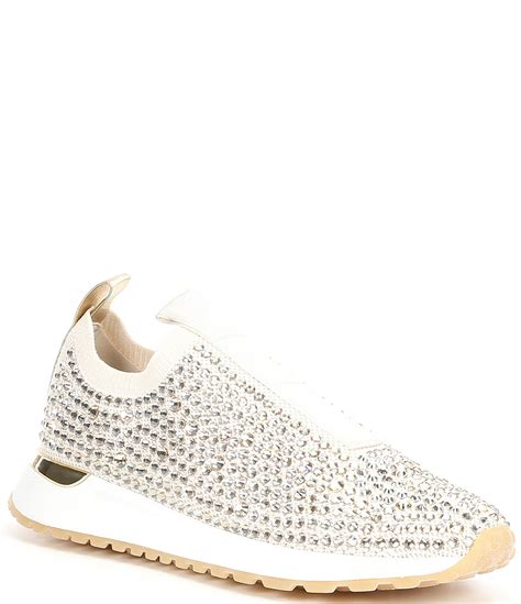 michael michael kors bodie slip-on|Michael Kors stretch knit sneakers.